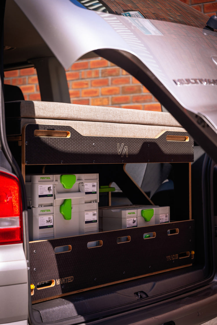 Cross pod - ideal for camping, work and everyday life storage in your VW car.