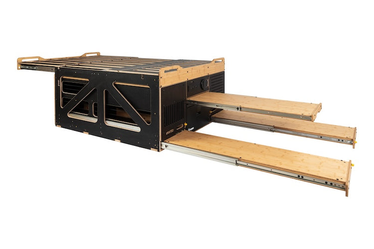 VAGABOND Modular Van Kit | Van Life, Your Way — With Outdoor Seating Built In