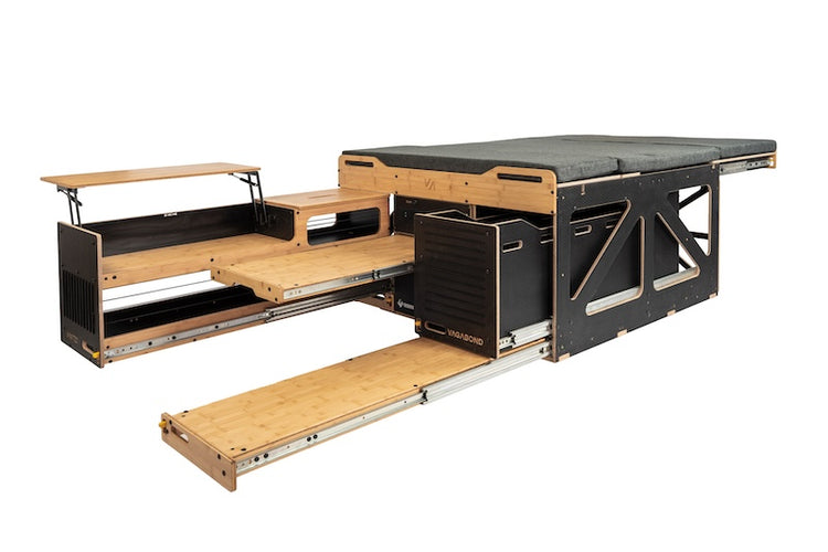 VAGABOND Modular Van Kit | Van Life, Your Way — With Outdoor Seating Built In