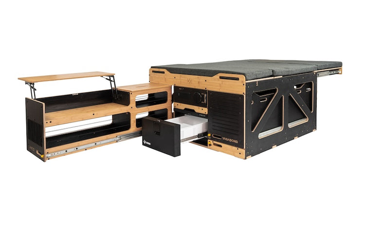 VAGABOND Modular Van Kit | Van Life, Your Way — With Outdoor Seating Built In