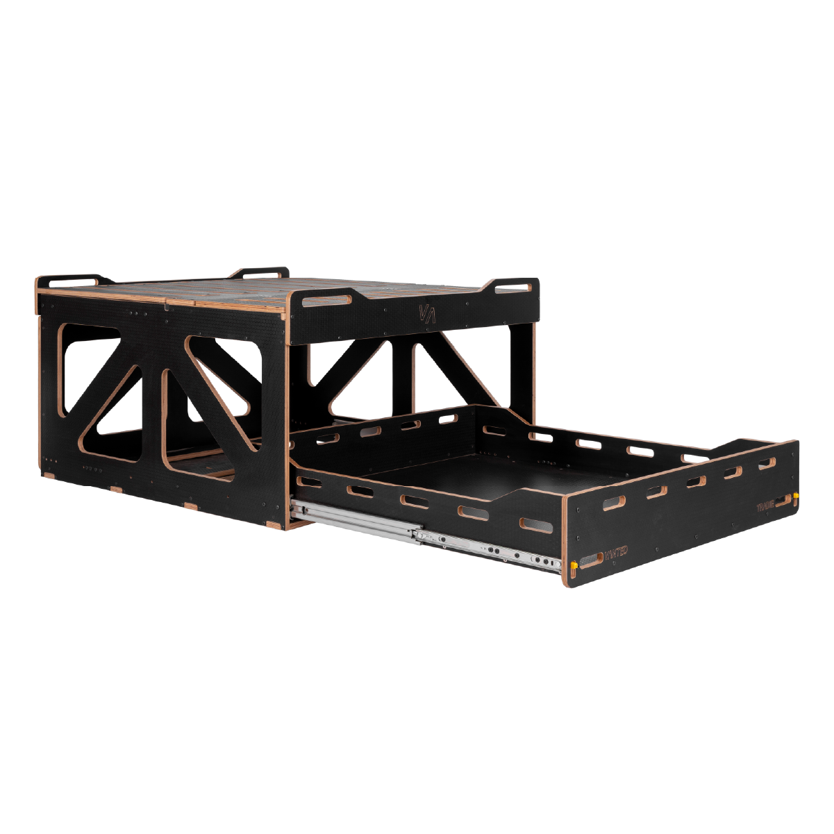CROSS heavy-duty 200kg storage drawer - durable van conversion kit Australia"