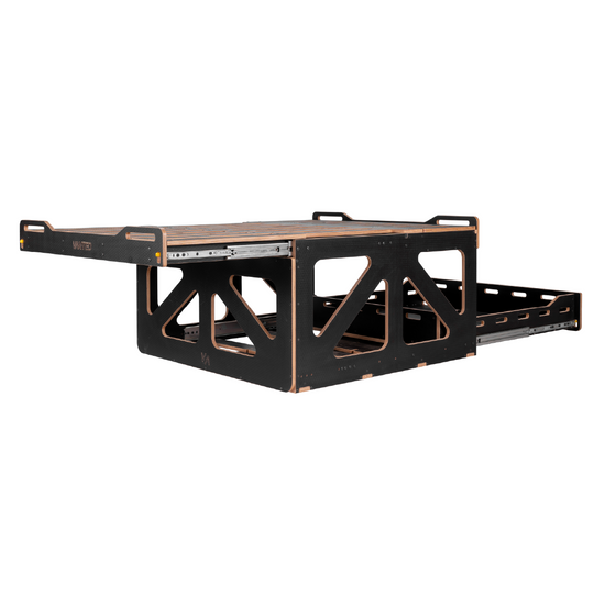 CROSS innovative slide-out bed system - sleek modular van conversion kit Sydney