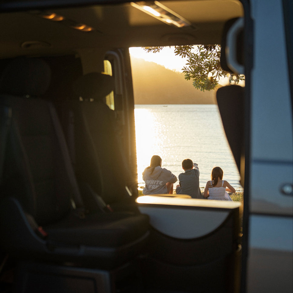 Family cmaping trip with a Vagabond camping kit its easy. 