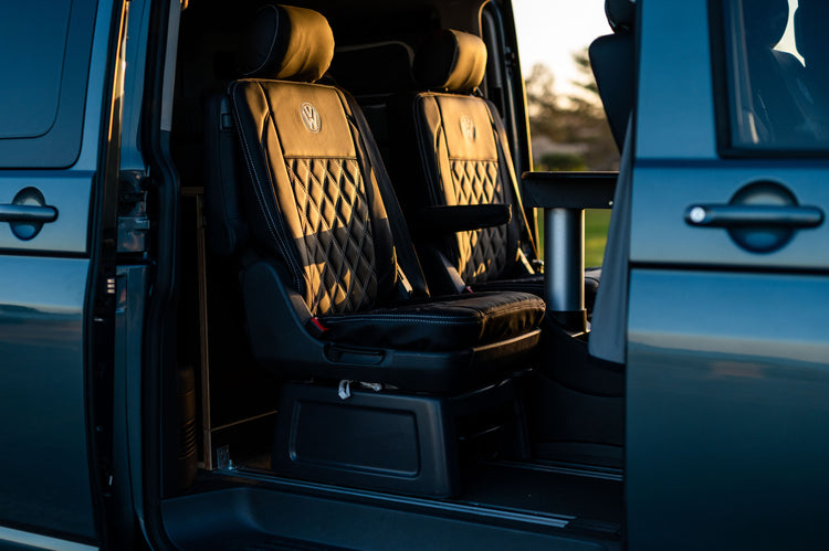 Handcrafted Leatherette Seat Covers - VW Transporter, Multivan & Caravelle