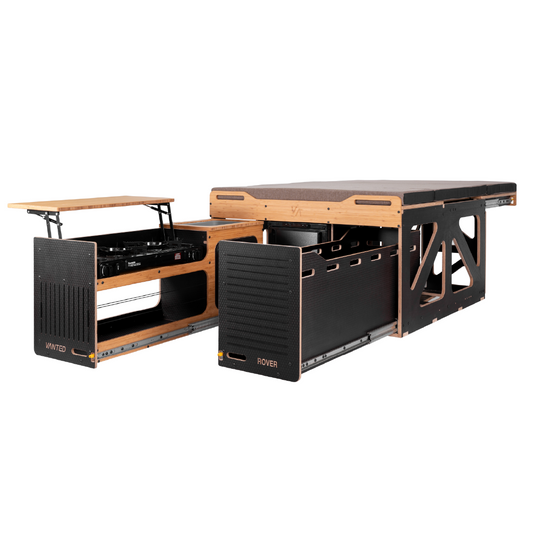 ROVER premium modular van conversion kit - removable camper pod for vans.