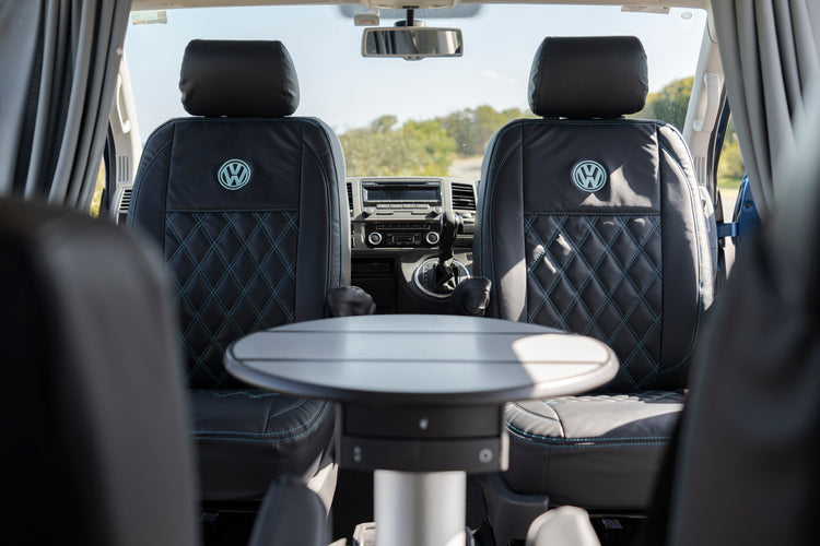 "Custom leather look seat covers for VW Transporter - handcrafted for Aussie 